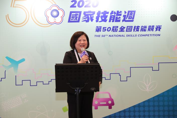 1090919勞動部勞動力發展署新聞稿(附照2)_勞動部部長許銘春贊助廠商日致詞。