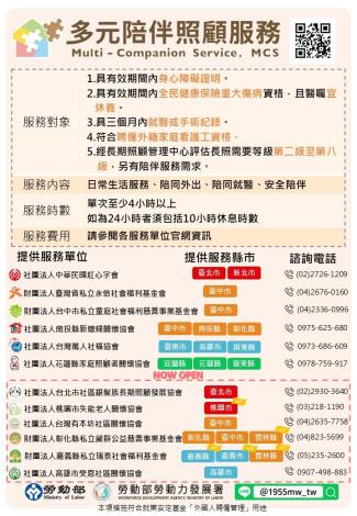 1141128勞動力發展署新聞稿(附圖1)_多元陪伴計畫新聞稿圖卡1
