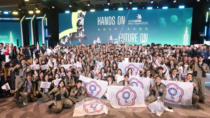 圖3_2025亞洲技能競賽臺灣代表團大合照