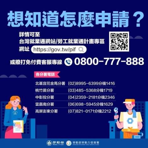 1150122勞動力發展署新聞稿(附圖3)_勞工就業通計畫宣傳圖卡3