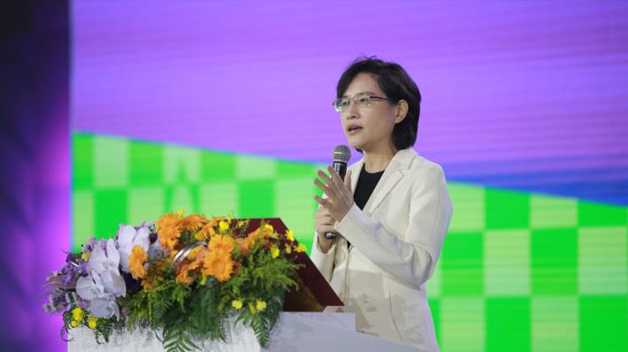 2_行政院副院長鄭麗君親臨第56屆全國技能競賽開幕典禮致詞。.JPG