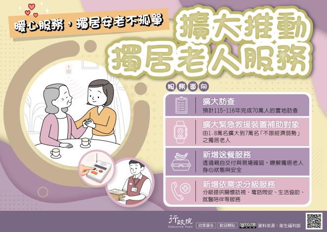 擴大推動獨居老人服務_圖卡