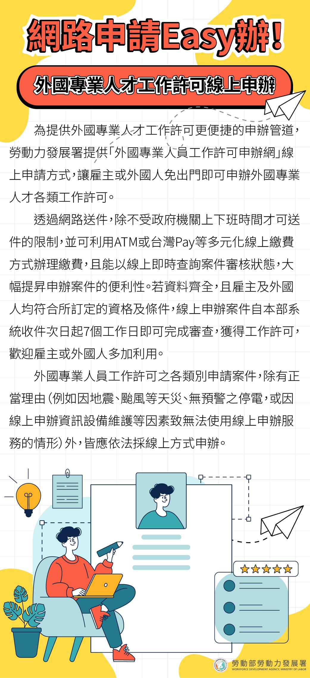 網路申請Easy辦！